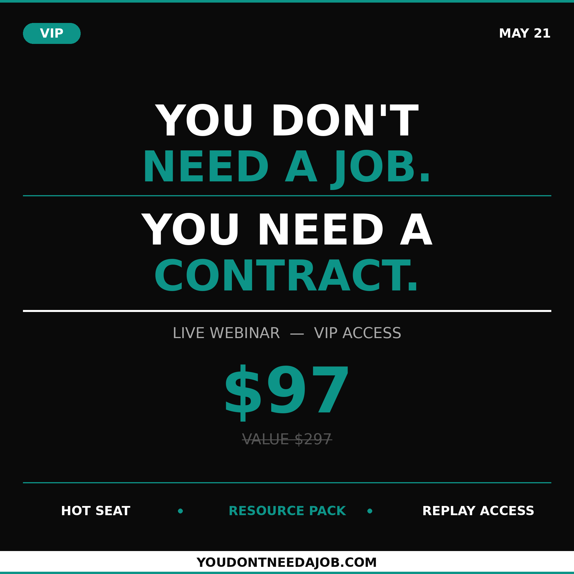 VIP WEBINAR TICKET
